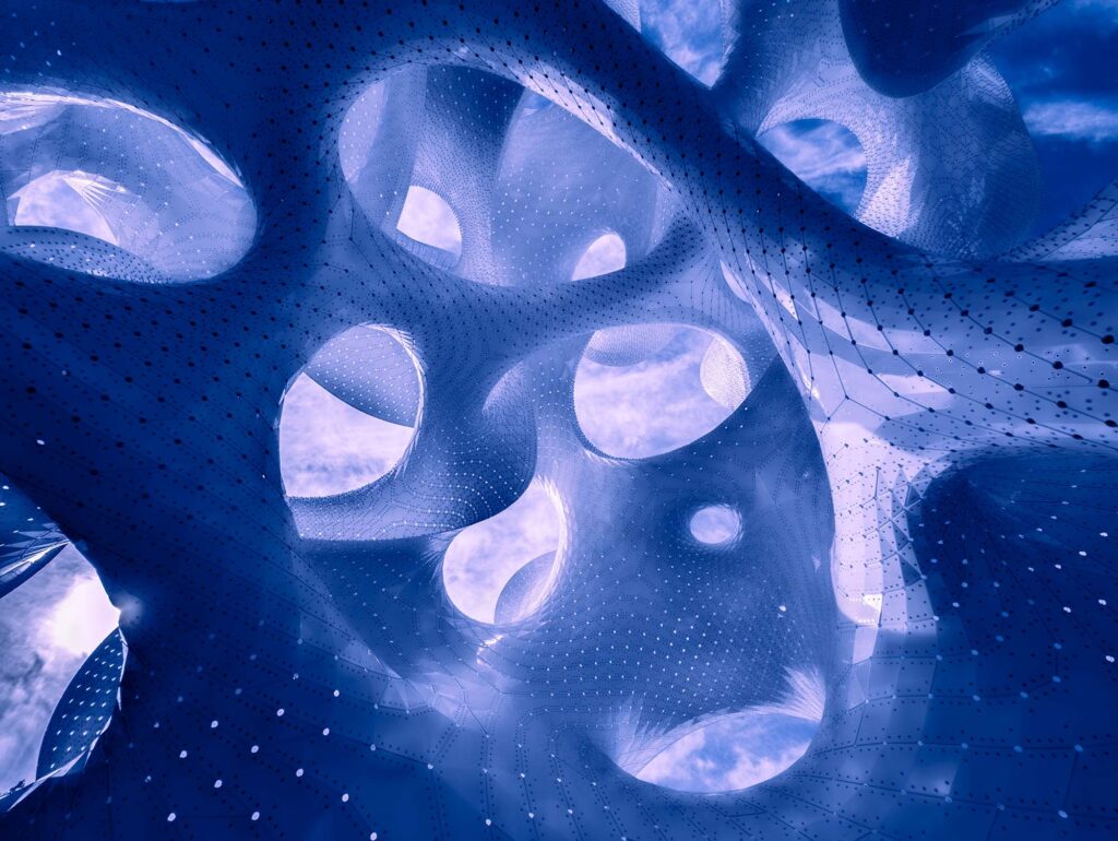 Cosmography is a photographic series inspired by MARC FORNES / THEVERYMANY's 'The Orb.' It visually bridges the macrocosm of the universe with the microcosm of the mind, revealing the shared, intricate patterns that define both external reality and internal consciousness.