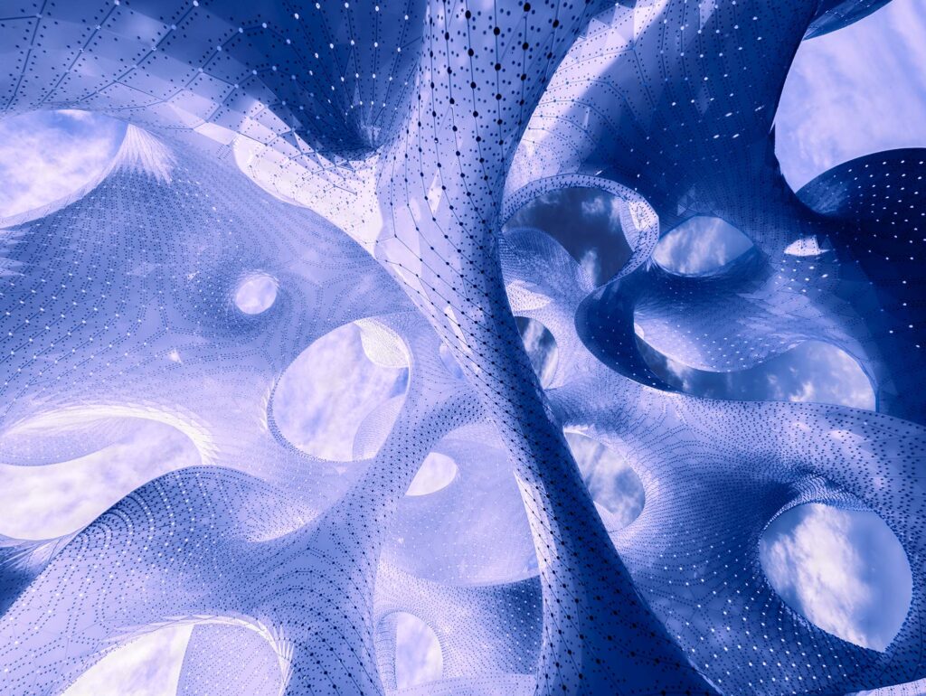 Cosmography is a photographic series inspired by MARC FORNES / THEVERYMANY's 'The Orb.' It visually bridges the macrocosm of the universe with the microcosm of the mind, revealing the shared, intricate patterns that define both external reality and internal consciousness.